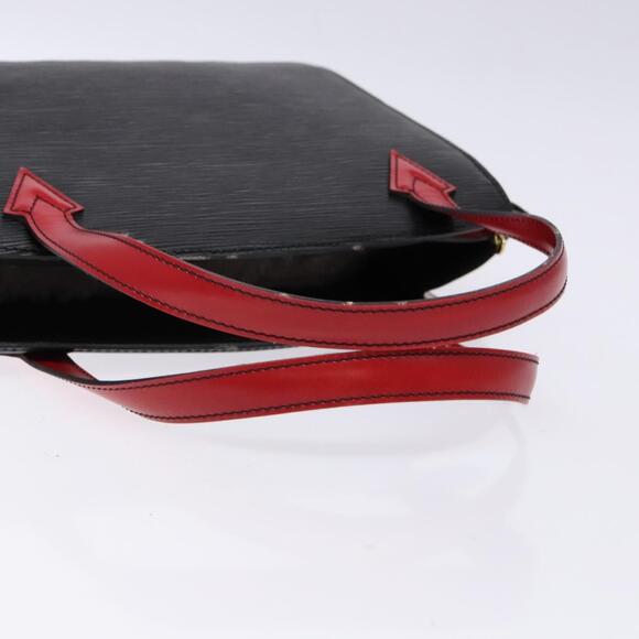 LOUIS VUITTON Epi Bicolor Varenne Hand Bag Black Red M52387 - Picture 7 of 16